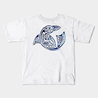 Blue dolphin Kids T-Shirt